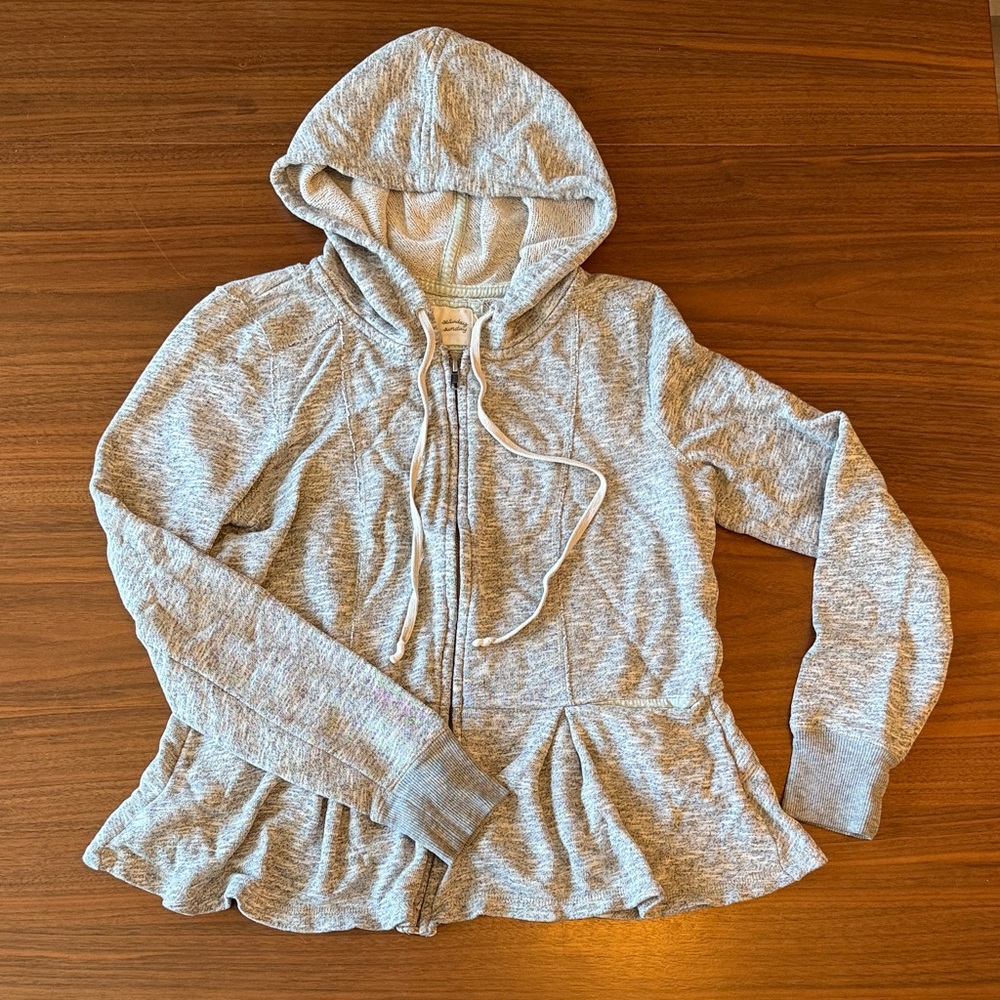 Anthropologie Gray Women’s Hoodie Jacket